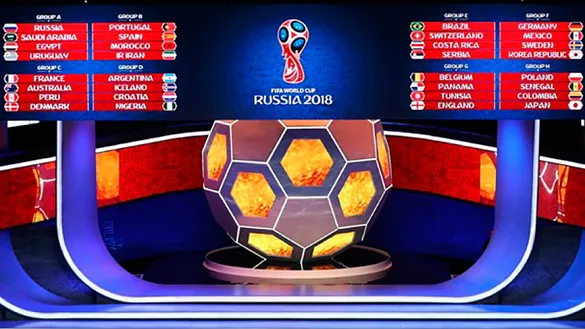 Sorteo de la fase final de la Copa del Mundo de Rusia 2018