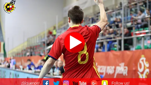 La Selección Española de Fútbol Sala se ha impuesto por 7-0 a Moldavia