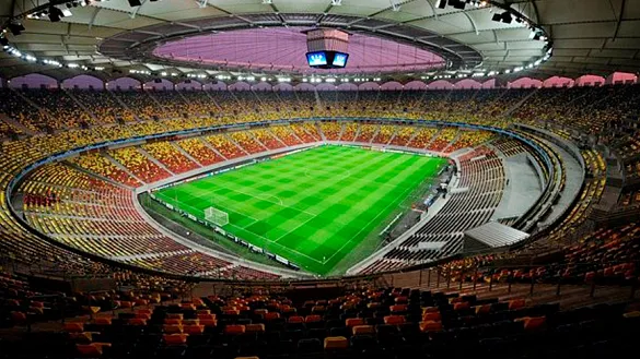 Panorámica del estadio Nacional de Bucarest (Rumanía)