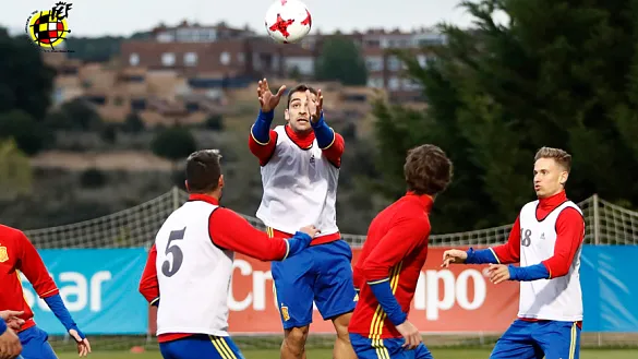 La Selección Española Sub-21 se entrena en la Ciudad del Fútbol