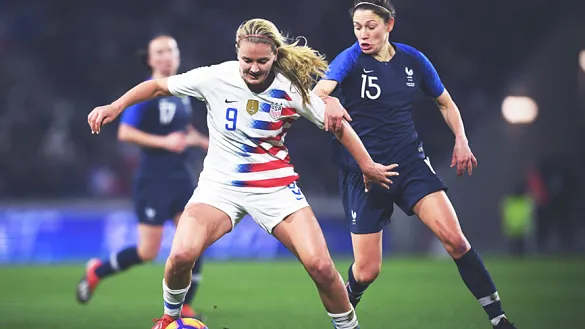 Momento del partido entre Francia y Estados Unidos jugado este sábado en Le Havre