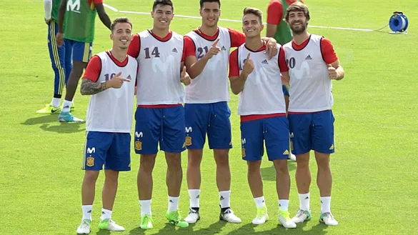 Equipo ganador del fútbol-tenis de la Selección Sub-21