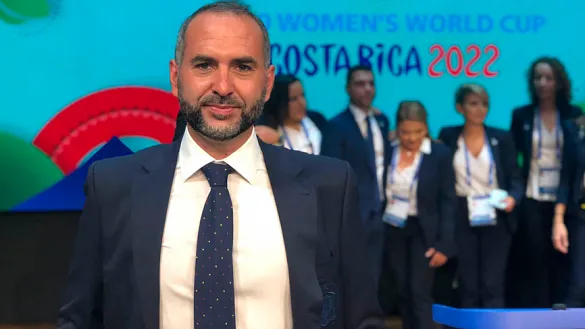 Pedro López después del sorteo del Mundial 