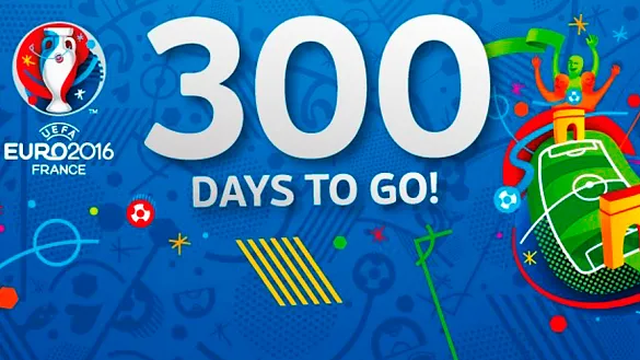 Quedan 300 días para la Eurocopa de Francia 2016