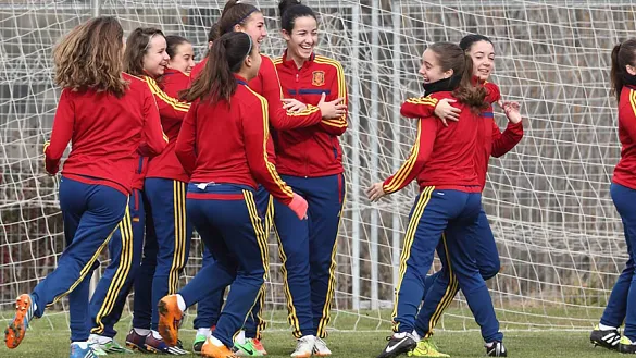 Jugadoras de la Selección Española Sub-17
