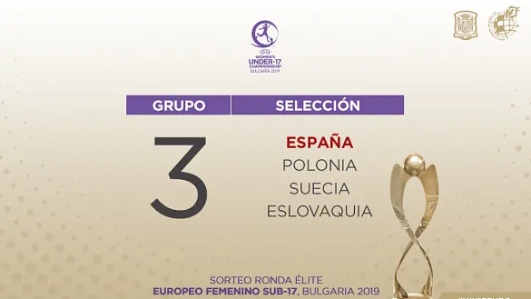 Polonia, Suecia y Eslovaquia, rivales de las Sub-17 en su reconquista del título 