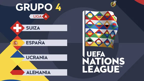 Alemania, Ucrania y Suiza serán los primeros rivales de España en la UEFA Nations League