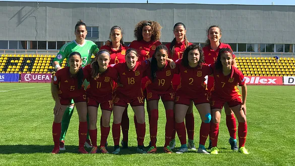 Once inicial España - Italia Sub 17 femenino