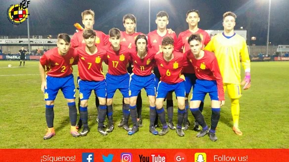 La Selección Española Sub-16 se impone a Inglaterra (1-5)