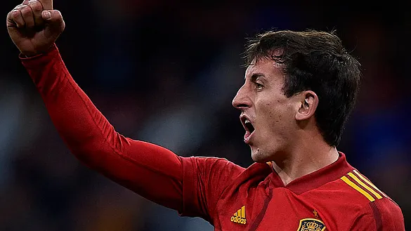 Mikel Oyarzabal celebrando un gol
