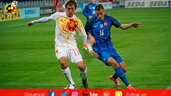 Mikel Oyarzabal, jugador de la Sub-21