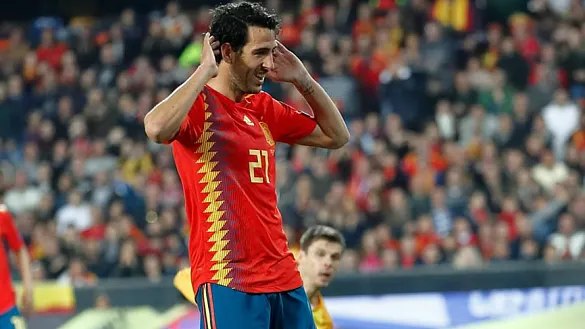Parejo en un partido con la selección