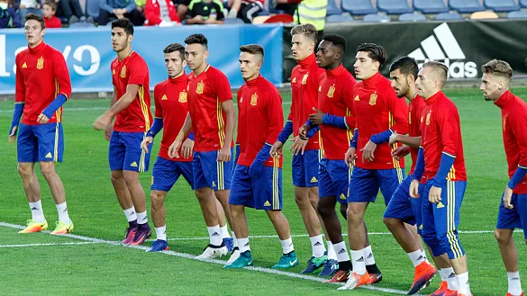 Selección española Sub-21 en Pasarón
