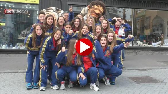 La Sub-17 femenina aprovechó para conocer la ciudad donde disputan el Campeonato de Europa 