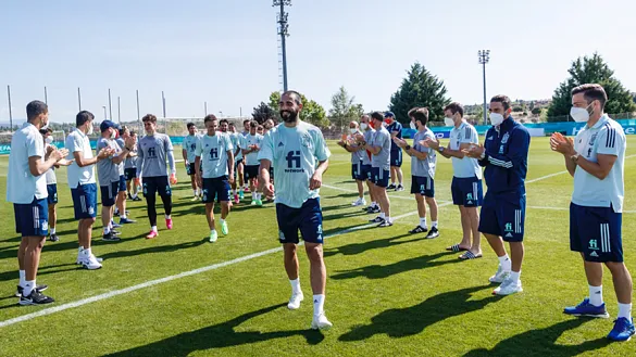 Despedida de honor en Las Rozas para los jugadores de la burbuja paralela