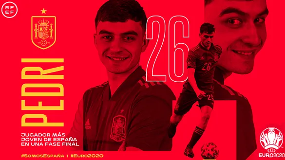 Pedri rompe todos los registros al convertirse en el jugador más joven de la Selección en una fase final 