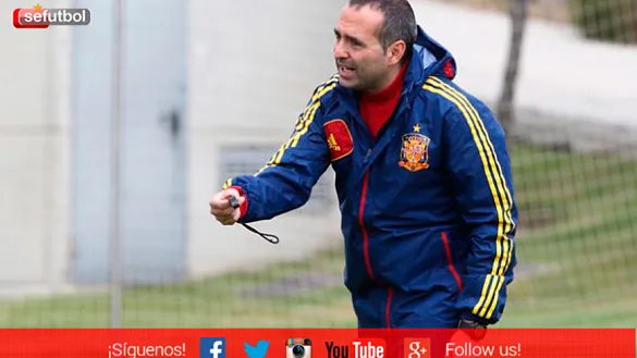 Pedro López en la Selección femenina Sub-19