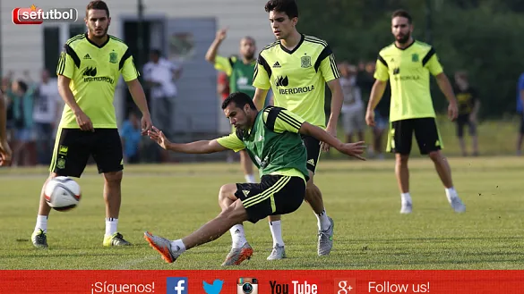 La Selección española entrenó en las instalaciones de la federación bielorrusa en Minsk