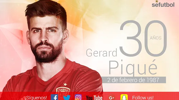 VÍDEO | Celebramos el cumpleaños de Gerard Piqué con un gol de delantero centro