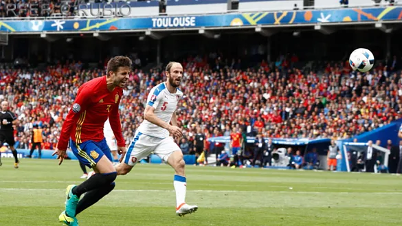 Piqué: "Hemos jugado muy bien y hemos controlado el partido"