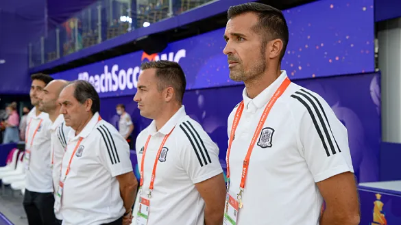 Christian Méndez durante un partido del Mundial