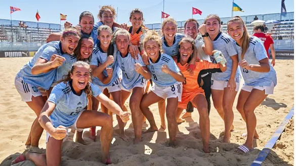 Las internacionales celebran su victoria contra Suiza