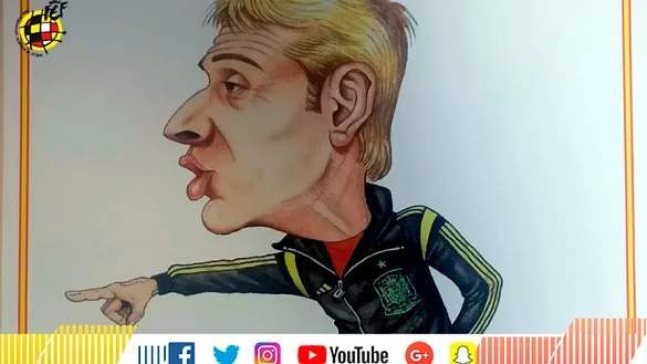 Julen Lopetegui caricatura
