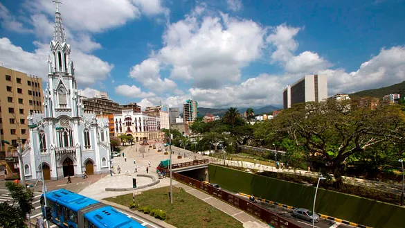 Paisaje de Cali, Colombia
