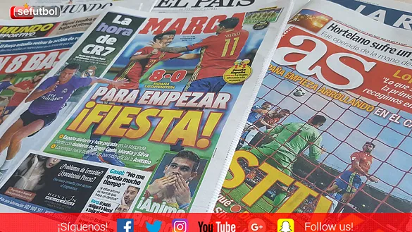 La prensa ensalza el gran partido de la Selección ante Liechtenstein