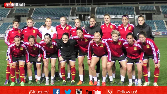 España, tras el entrenamiento oficial en el Nuevo Vivero