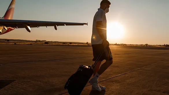La Selección española llega a Badajoz