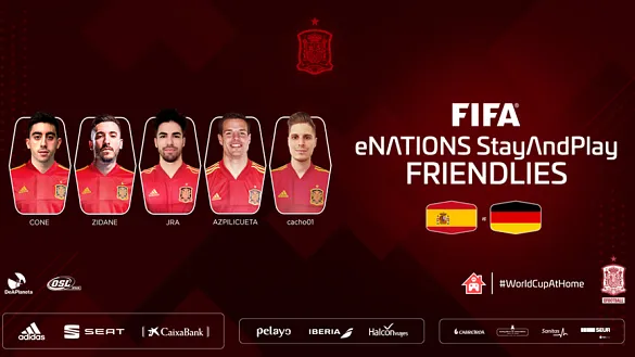 Equipo de España para el amistoso eNations StayAndPlay ante Alemania
