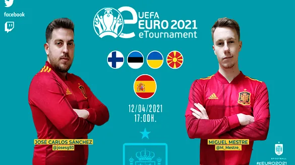 Jose SG y Miguel Mestre componen la Selección española de eFootball versión PES