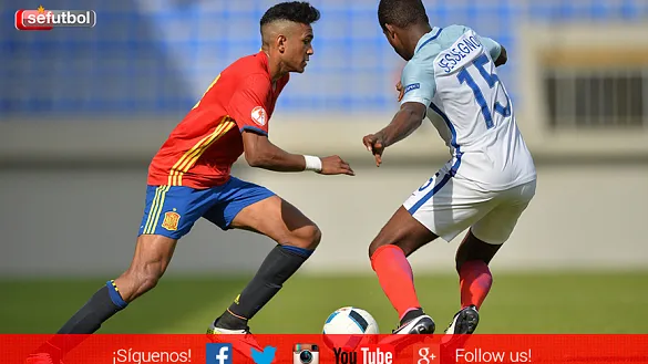 Jordi Mboula, jugador de la Sub-19