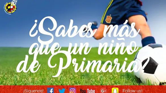 ¿Sabes más que un niño de Primaria... sobre la Selección?
