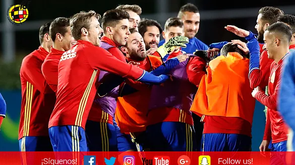 La Selección Española de Fútbol ya piensa en Macedonia