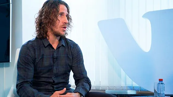 Puyol en una entrevista