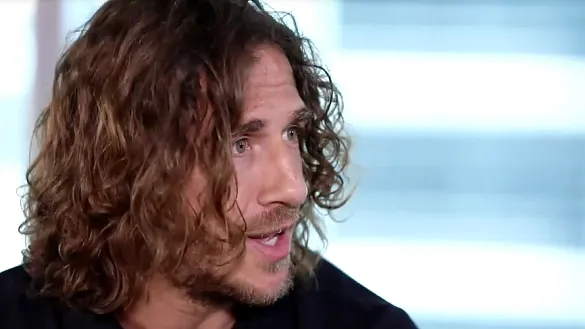 Carles Puyol en una entrevista