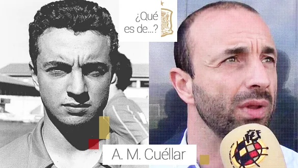 Ángel Cuéllar con la Selección
