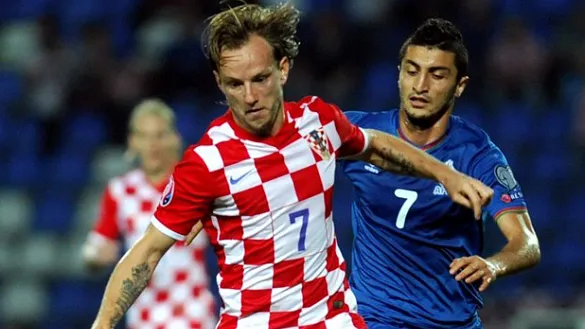Ivan Rakitic, una de las estrellas de Croacia, que se medirá a España en la Eurocopa