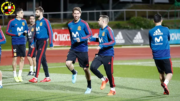 La Selección española toma contacto con el verde pensando en Costa Rica