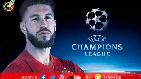 Sergio Ramos, elegido mejor defensa de la pasada UEFA Champions League