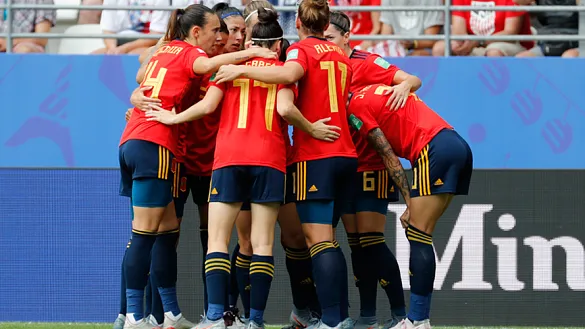 Las jugadoras de la Selección celebran el gol marcado frente a Estados Unidos