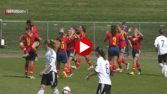 Las Sub-17 celebraron los goles con efusividad