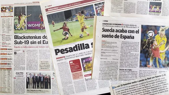 Así recogió la prensa el subcampeonato de la Sub-19 femenina