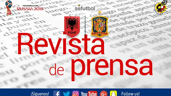 REVISTA DE PRENSA | España consigue el liderato del grupo G para el Mundial de Rusia de 2018