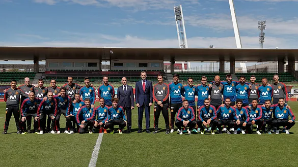 El Rey Felipe VI despide a la Selección 