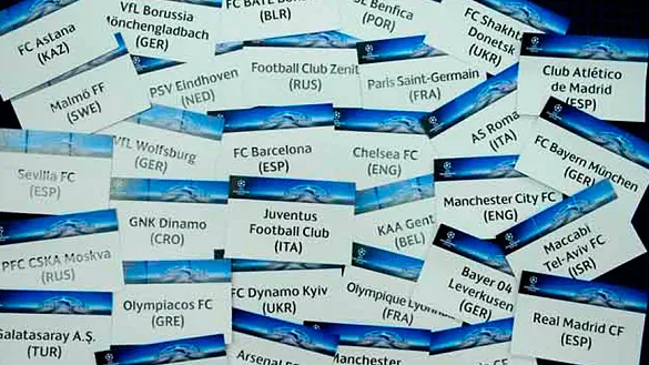 Los sorteos de Champions y Europa League atraen la atención de los internautas en rfef.es