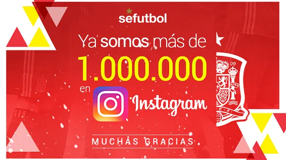 La Selección ya supera el millón de fans en Instagram