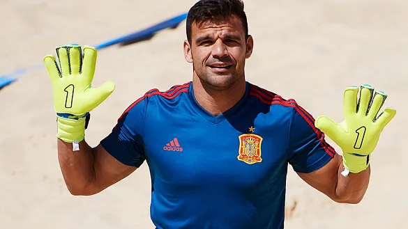 Dona en un entrenamiento de la Selección